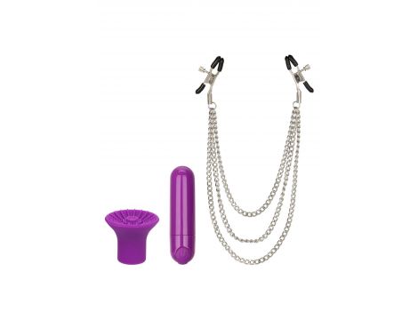 Zestaw wibracyjny Passion Collection Calexotics fioletowy USB