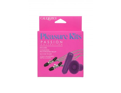 Zestaw wibracyjny Passion Collection Calexotics fioletowy USB - 4