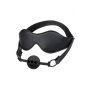 Maska blackout z oddychającym kneblem silikonowym Calexotics - 3