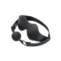 Maska blackout z oddychającym kneblem silikonowym Calexotics - 4