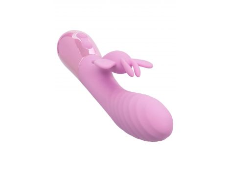 Wibrator króliczek Aura Dual Flutter Calexotics różowy USB 11,5 cm - 8