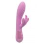 Wibrator króliczek Aura Dual Flutter Calexotics różowy USB 11,5 cm - 4