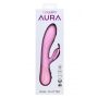 Wibrator króliczek Aura Dual Flutter Calexotics różowy USB 11,5 cm - 3