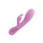 Wibrator króliczek Aura Dual Flutter Calexotics różowy USB 11,5 cm - 2