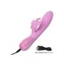 Wibrator króliczek Aura Dual Flutter Calexotics różowy USB 11,5 cm - 7