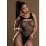 Body high waist z łańcuszkiem Daring Intimates czarny - 3