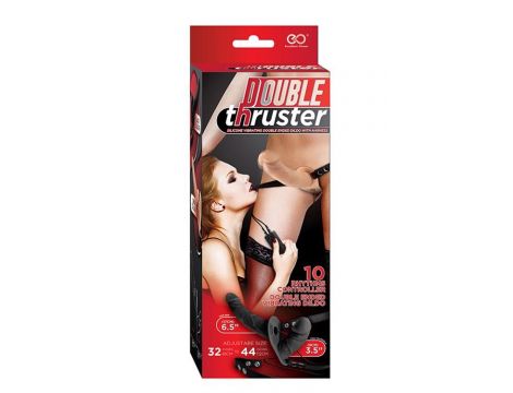 DOUBLE THRUSTER VIBE WITH HARNESS - 2