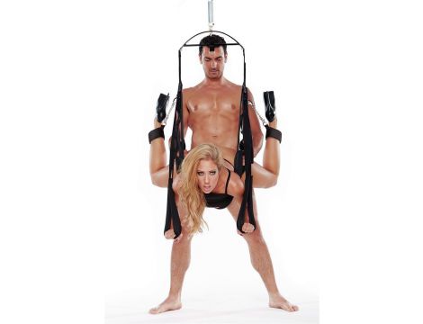 WHIPSMART BONDAGE PLEASURE SWING BLACK - 4