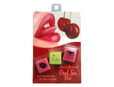GLOW-IN-THE-DARK ORAL SEX DICE