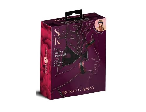 SECRET KISSES ROSEGASM BUCKLE CUFFS - 2