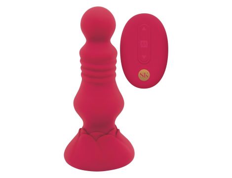 SECRET KISSES REMOTE VIBRATING FLORET BUTTPLUG