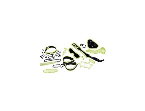 WHIPSMART 12 PCS GLOW IN THE DARK ALL-IN ONE BONDAGE SET