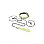 WHIPSMART GLOW IN THE DARK COLLAR WITH NIPPLE CLIPS AND LEASH - 3