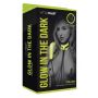 WHIPSMART GLOW IN THE DARK COLLAR WITH NIPPLE CLIPS AND LEASH - 2