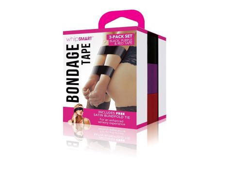 WHIPSMART 150 FT BONDAGE TAPE WITH SILKY BLINDFOLD - 2