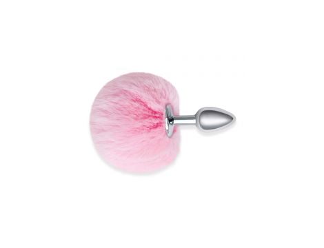 WHIPSMART 3 INCH FLUFFY BUNNY METAL PLUG WITH PINK TAIL - 3