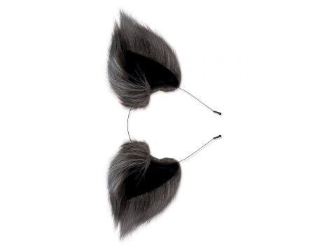 WHIPSMART 4.5 INCH SILICONE PLUG WITH GREY INDIGO FOX TAIL SET - 3