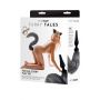 WHIPSMART 4.5 INCH SILICONE PLUG WITH GREY INDIGO FOX TAIL SET - 6