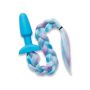 WHIPSMART 4.9 INCH SILICONE PLUG WITH PLAY TAILS UNICORN TAIL - 3
