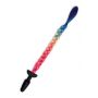 WHIPSMART 4.9 INCH SILICONE PLUG WITH PLAY TAILS RAINBOW TAIL - 5