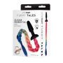 WHIPSMART 4.9 INCH SILICONE PLUG WITH PLAY TAILS RAINBOW TAIL - 6