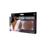 PEEKABOOS SILICONE PIERCED NIPPLE COVERS, BROWN - 2