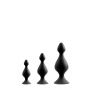 Zestaw-MENZSTUFF 3-PIECE ANAL PAWN SET BLACK - 3