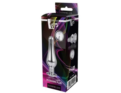 Korek analny Gleaming Love aluminiowy srebrny L 12,7 cm - 5