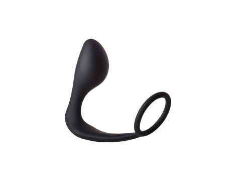 FANTASSTIC ANAL PLUG WITH COCKRING BLACK - 2
