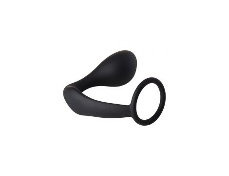 FANTASSTIC ANAL PLUG WITH COCKRING BLACK - 5