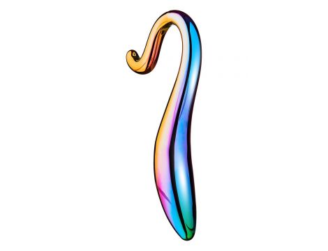 GLAMOUR GLASS ELEGANT CURVED DILDO - 2