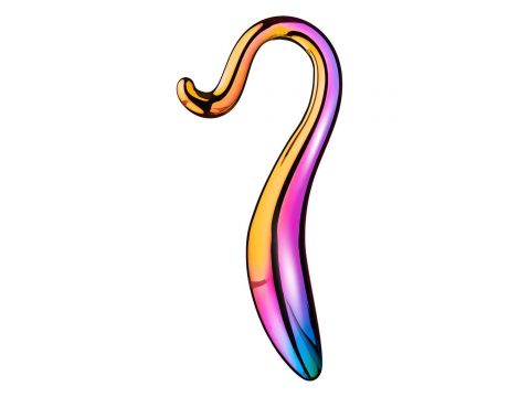 GLAMOUR GLASS ELEGANT CURVED DILDO - 4
