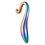 GLAMOUR GLASS ELEGANT CURVED DILDO - 3