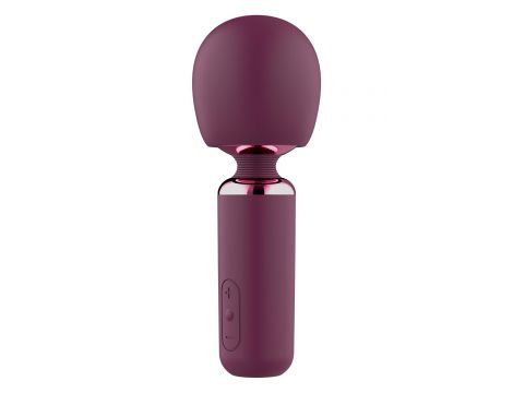 Wibrator wand Glam Bold silikonowy USB 18 cm - 4