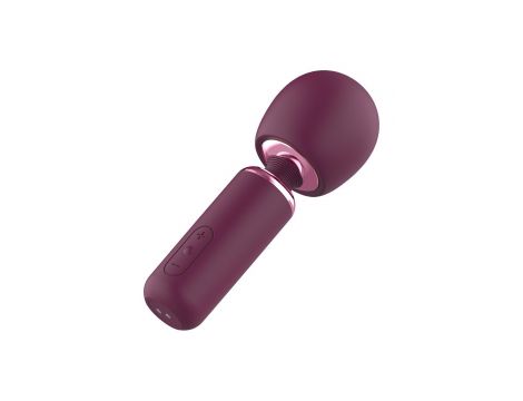 Wibrator wand Glam Bold silikonowy USB 18 cm