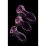 GLAZE GLASS ROSEBUD ANAL TRANING SET - 6