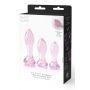 GLAZE GLASS ROSEBUD ANAL TRANING SET - 4