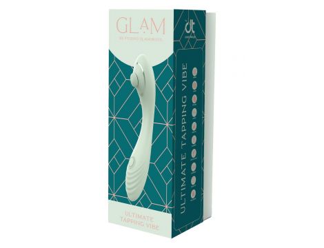 Wibrator tappingowy Glam Ultimate Dream Toys silikonowy USB 23 cm - 4
