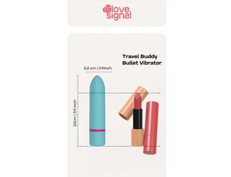 Wibrator bullet Travel Buddy Dream Toys 10 cm USB - 6