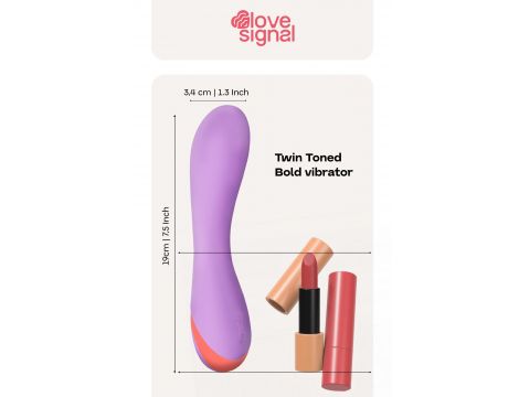 Wibrator silikonowy Twin Toned Dream Toys USB 19 cm - 7