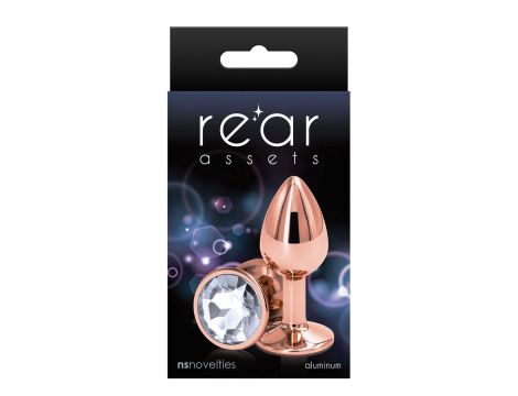 REAR ASSETS ROSE GOLD SMALL CLEAR