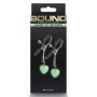 BOUND NIPPLE CLAMPS G3 GUNMETAL - 2