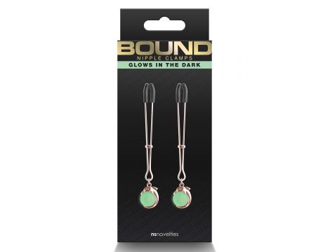 BOUND NIPPLE CLAMPS G1 ROSE GOLD - 2