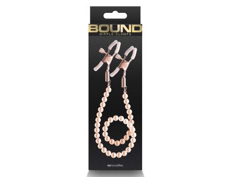 BOUND NIPPLE CLAMPS DC1 ROSE GOLD - 2