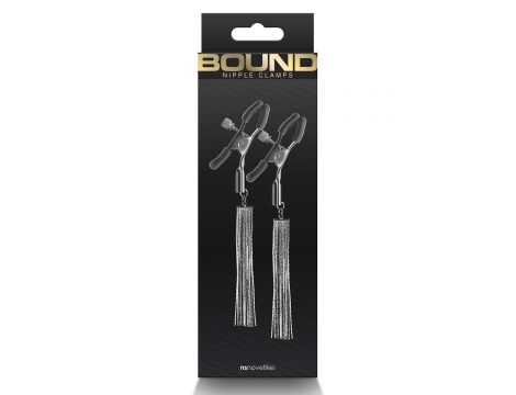BOUND NIPPLE CLAMPS D2 GUNMETAL - 2