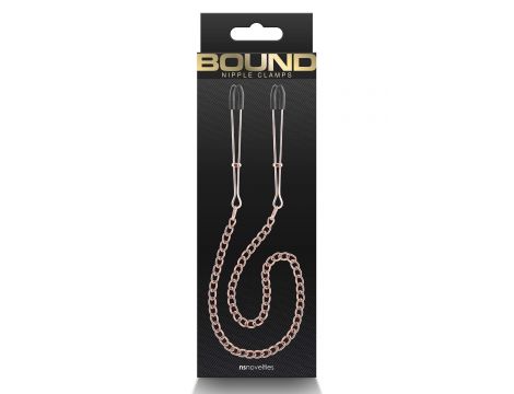 BOUND NIPPLE CLAMPS DC3 ROSE GOLD - 2