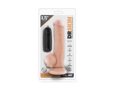 DR. SKIN DR. JAY 8.75 VIBRATING COCK - 5