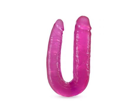 B YOURS DOUBLE HEADED DILDO PINK - 2