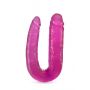 B YOURS DOUBLE HEADED DILDO PINK - 3