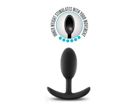 Korek analny Blush Anal Adventures Vibra Slim Plug medium - 2